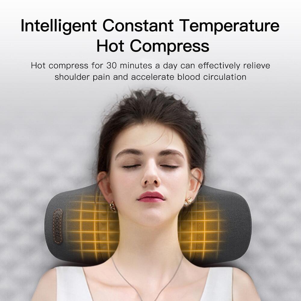 Electric Massager Cervical Pillow Hot Compress Vibration Massage Neck Traction Relax Pillow